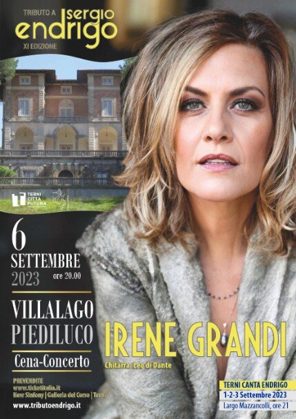 11 EDIZIONE 2023 Irene Grandi Tributo a Endrigo Villalago Piediluco Terni Umbria 11 EDIZIONE 2023 Irene Grandi Tributo a Endrigo Villalago Piediluco Terni Umbria